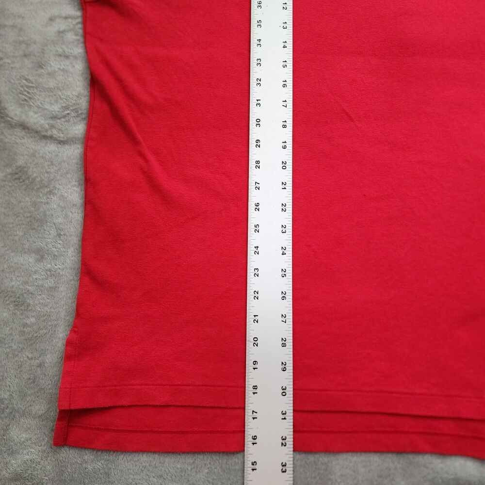 VTG Polo Golf Shirt XXL Red Made in USA Crossed Clubs Logo Rare - Picture 13 of 13